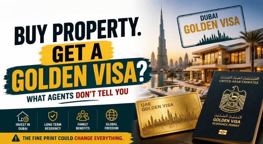 Dubai Golden Visa for Foreigners through property investments